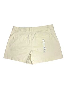NEW Loft Women’s Shorts Chino Cream Khaki Shorts 4” Inseam Size 12 NWOT